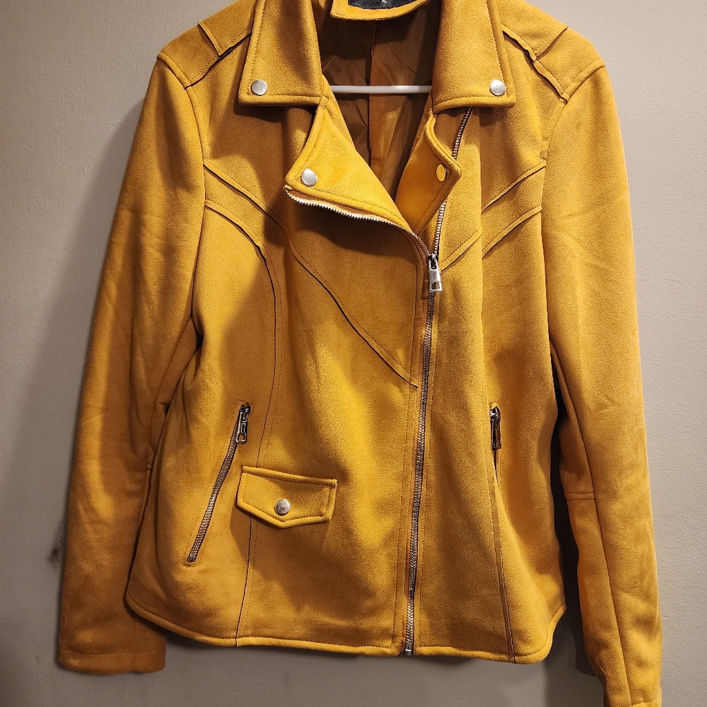 Bellivera Faux Suede Leather Jacket